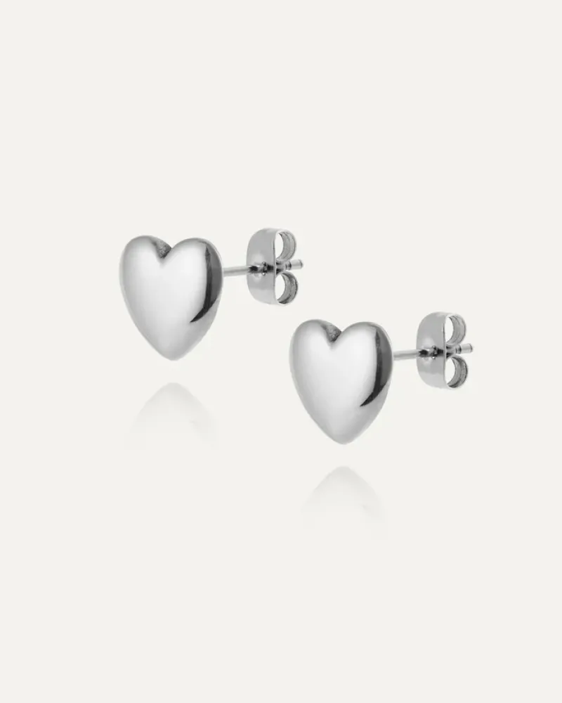 Love Steel Medium Studs>Mockberg Online