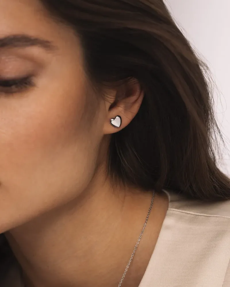 Love Steel Medium Studs>Mockberg Online