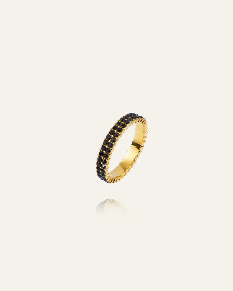 Midnight Noir Ring Guld (Mega kampanj)>Mockberg Outlet
