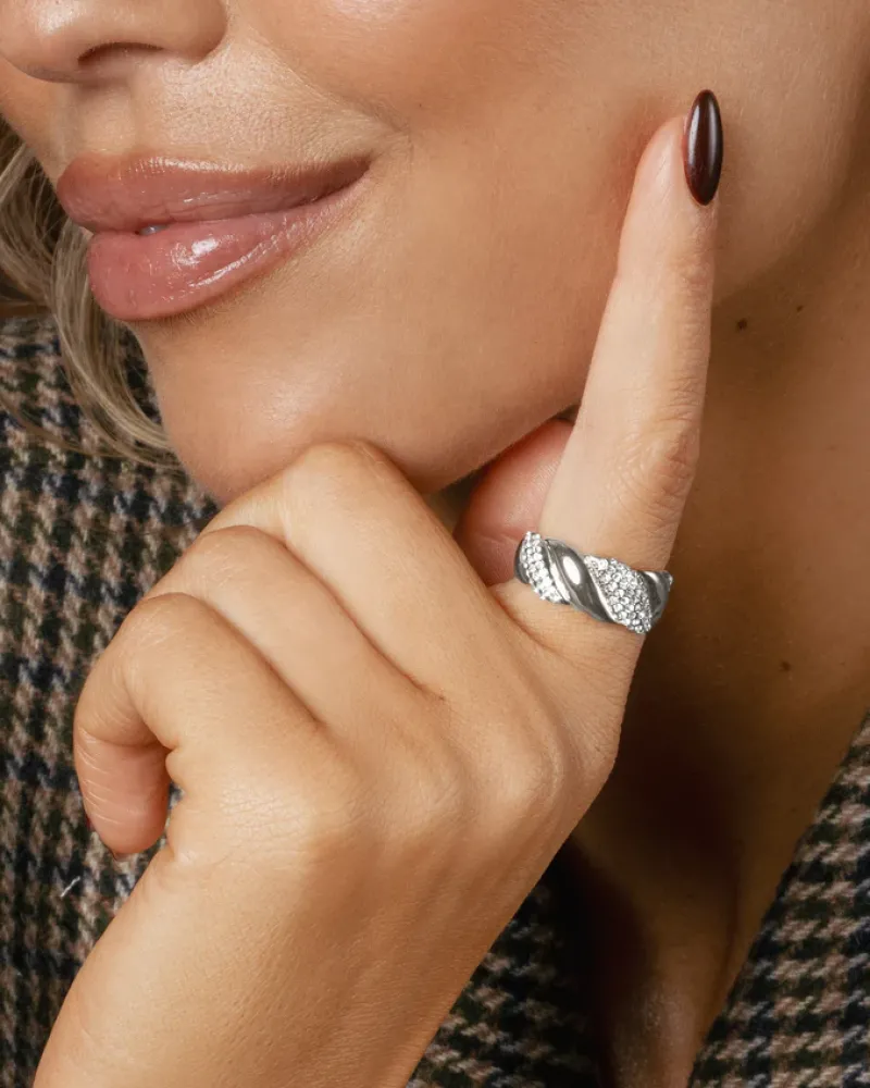 Noela Steel Ring>Mockberg Hot