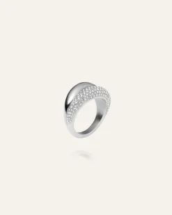Pavé Daring Silver Ring>Mockberg Sale