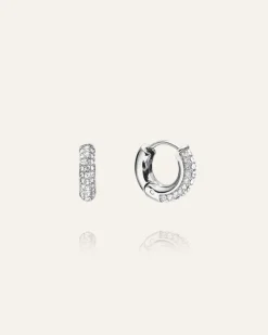 Pavé Everyday Small Silver Örhängen>Mockberg Discount