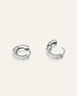 Pavé Everyday Small Silver Örhängen><noscript><img width=