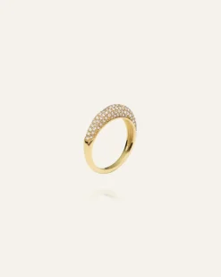 Pavé Precious Guld Ring>Mockberg Hot