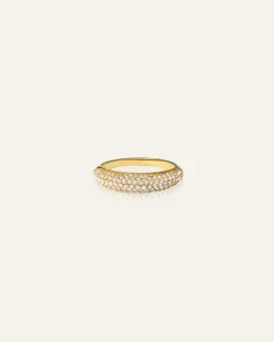 Pavé Precious Guld Ring><noscript><img width=