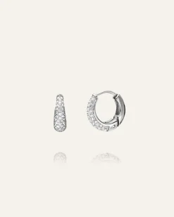 Pavé Precious Small Silver Örhängen>Mockberg