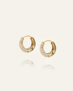 Pavé Precious Small Guld Örhängen><noscript><img width=