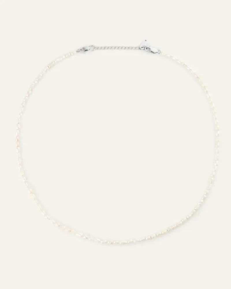 Mockberg Pearl Stål>Halsband New