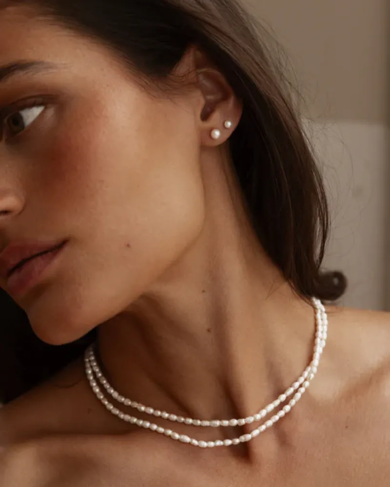 Pearl Studs Örhängen Guld>Mockberg Best