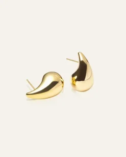 Plain Daring Small Guld Örhängen><noscript><img width=