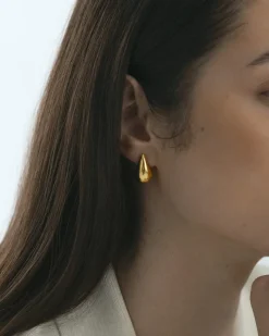 Plain Daring Small Guld Örhängen><noscript><img width=