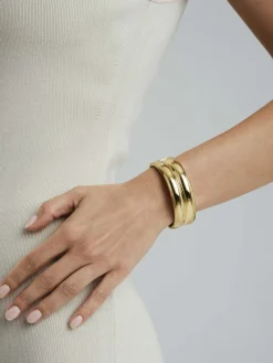 Mockberg Rebel Double Bangle Guld><noscript><img width=