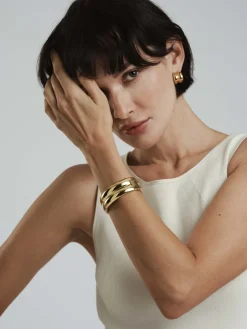 Mockberg Rebel Double Bangle Guld><noscript><img width=