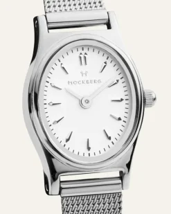 Mockberg Retro Mesh Silver Watch MB0254>Klockor Online