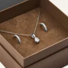 Mockberg Shiny Belle Combo Silver>Halsband Clearance