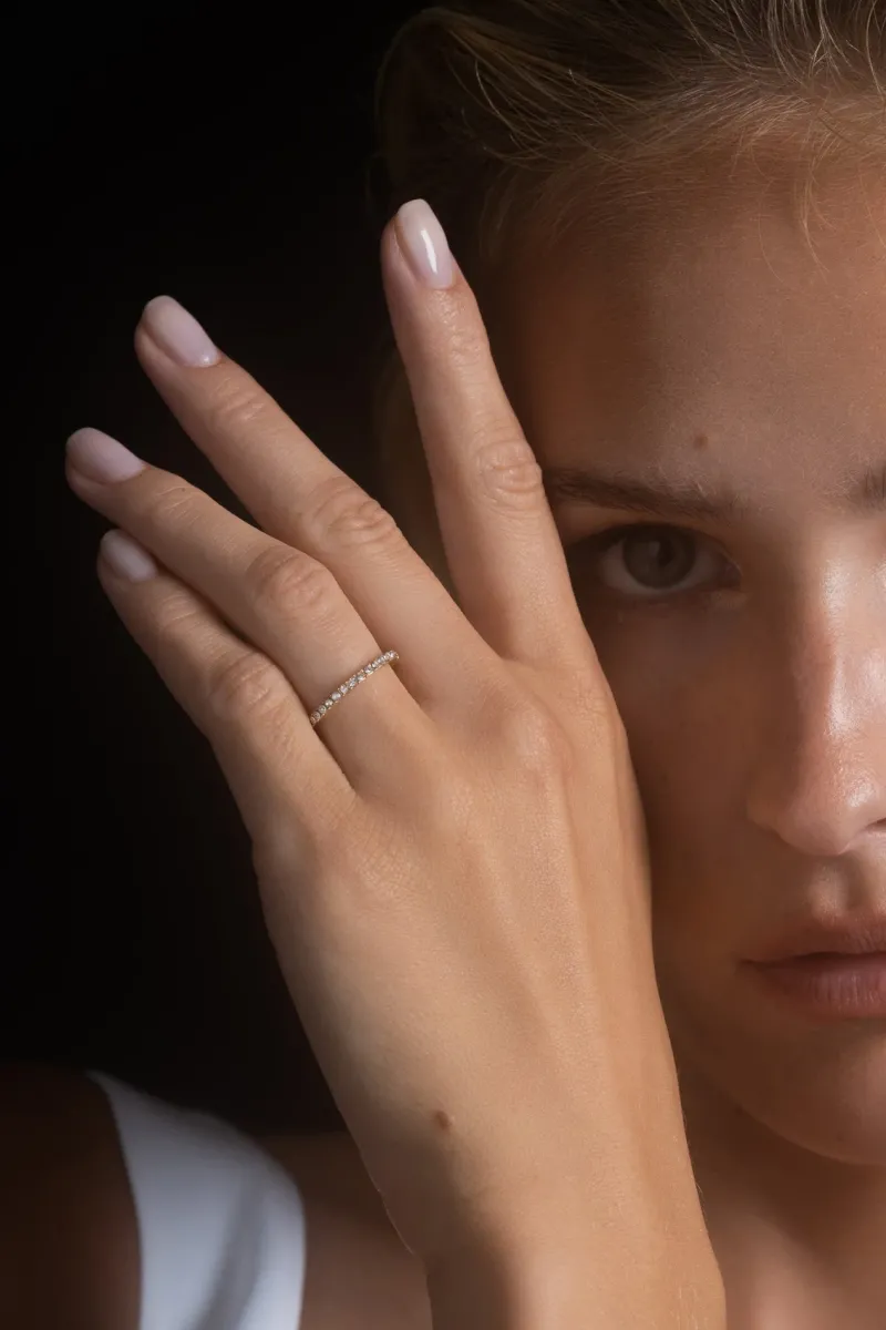 Shiny Ring Guld>Mockberg Outlet