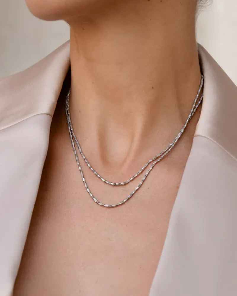 Mockberg Sienna Silver>Halsband Clearance