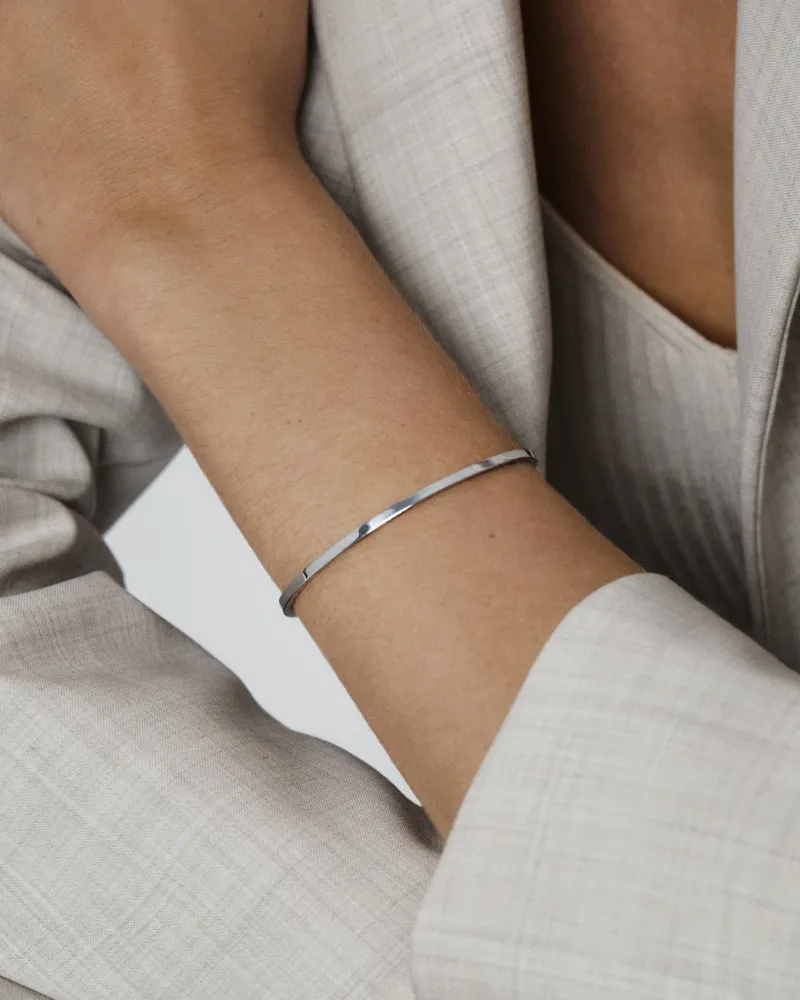 Mockberg Sleek Bangle Silver>Armband Best