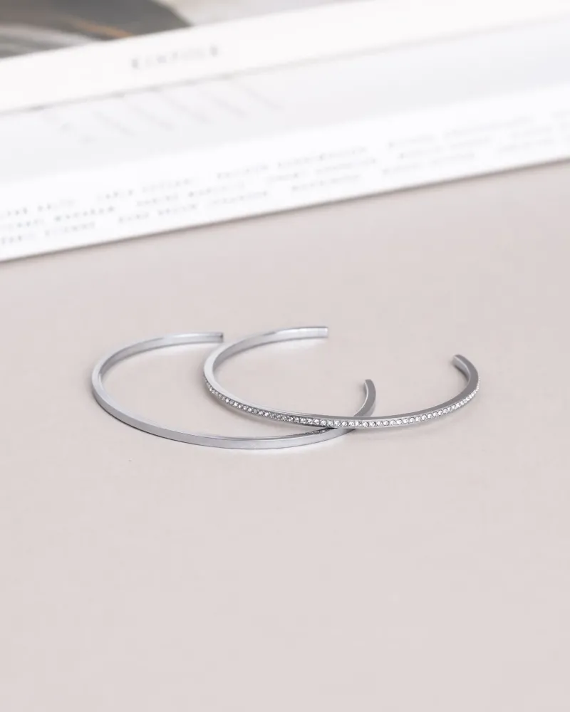 Mockberg Sleek Bangle Silver>Armband Best