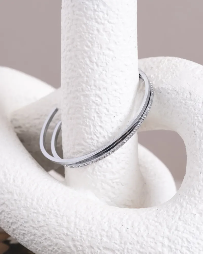 Mockberg Sleek Bangle Silver>Armband Best