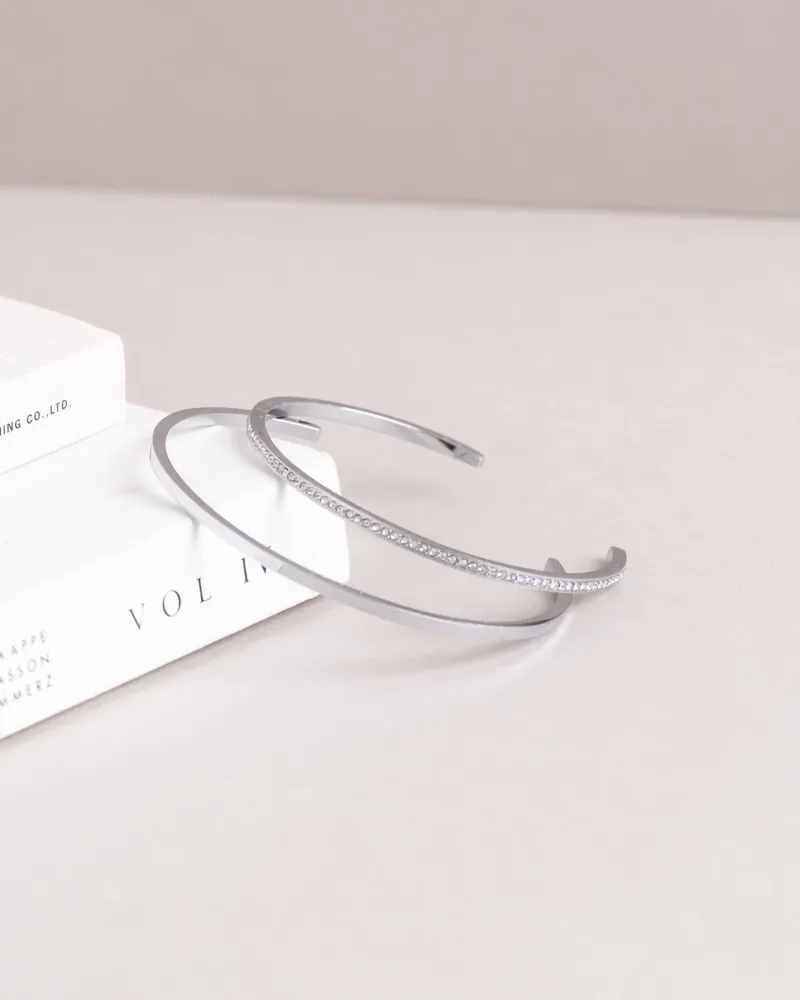 Mockberg Sleek Bangle Silver>Armband Best