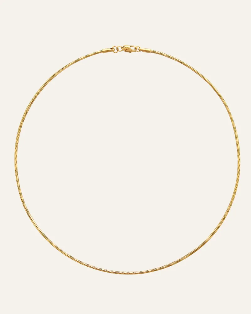 Mockberg Snake Kedja Guld>Halsband Hot