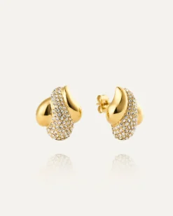 Soirée Gold Earring>Mockberg New