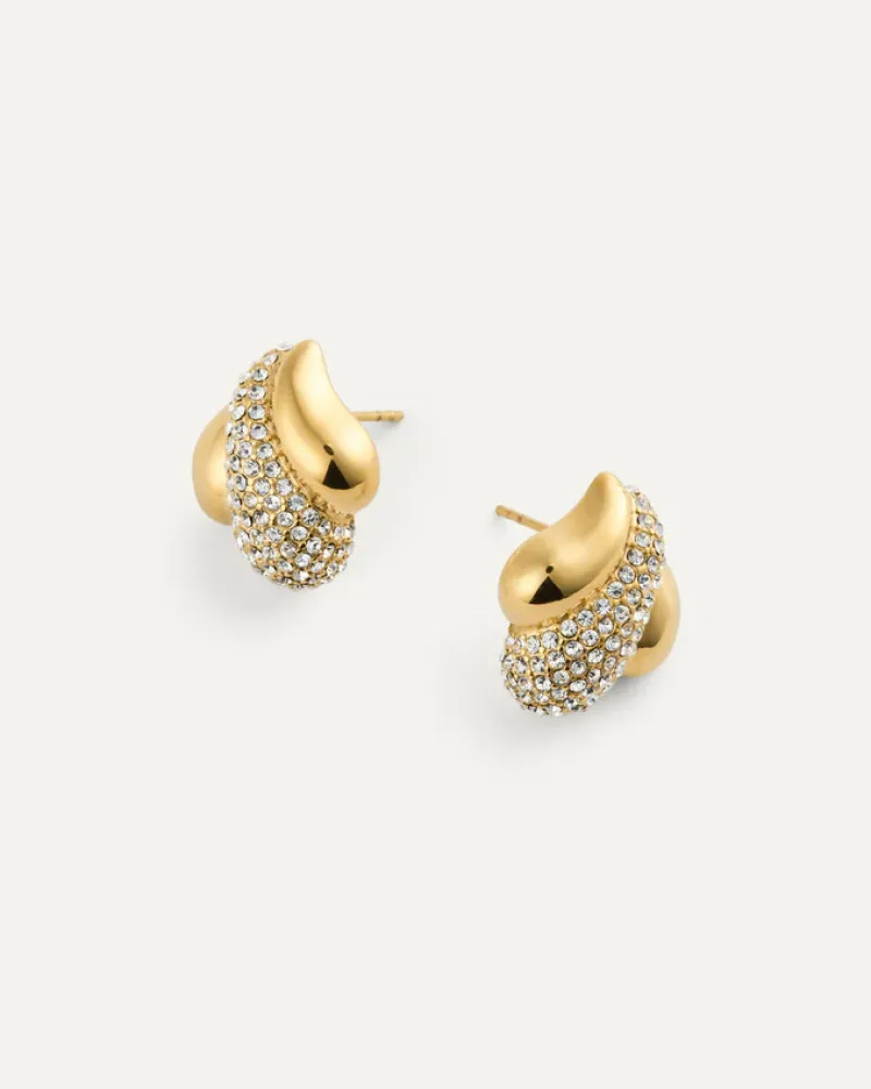Soirée Gold Earring>Mockberg New