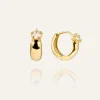 Soleil Hoops Örhängen Guld>Mockberg Clearance