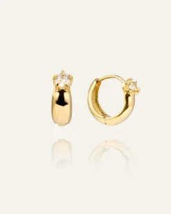 Soleil Hoops Örhängen Guld>Mockberg Clearance