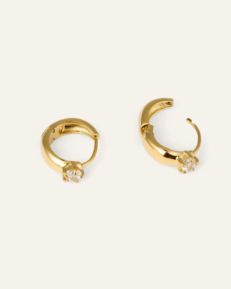 Soleil Hoops Örhängen Guld>Mockberg Clearance