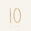 Sparkle Extra Large Hoops Örhängen Guld>Mockberg Discount