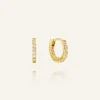 Sparkle Mini Hoops Örhängen Guld>Mockberg Clearance