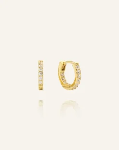 Sparkle Mini Hoops Örhängen Guld>Mockberg Clearance