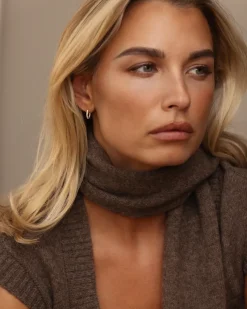 Sparkle Small Hoops Örhängen Guld><noscript><img width=