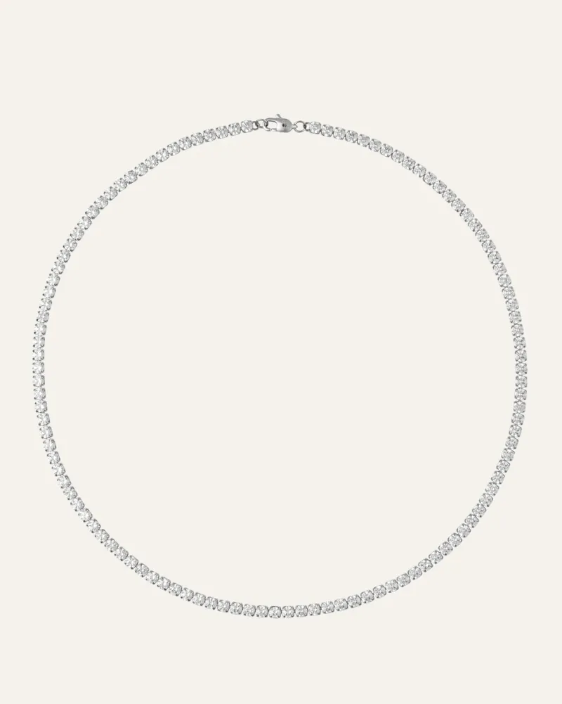 Mockberg Tennis Silver>Halsband Clearance