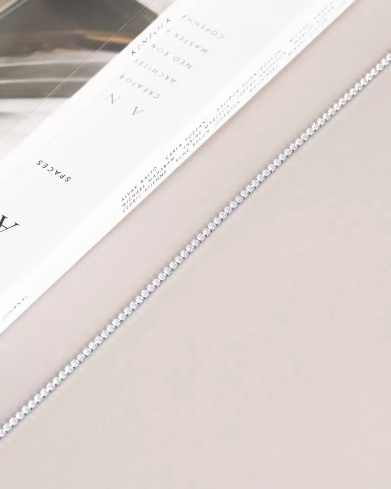 Mockberg Tennis Silver>Halsband Clearance
