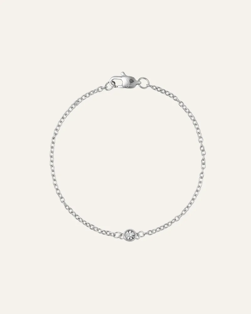 Mockberg Thin Diamond Silver>Armband Outlet