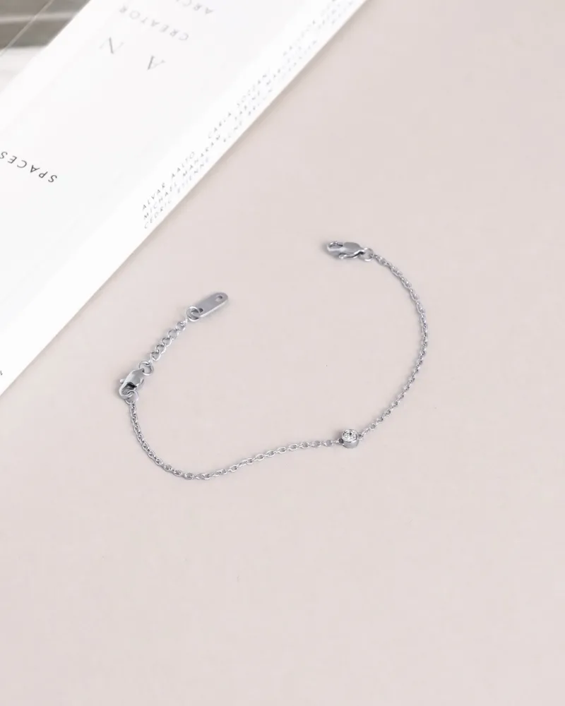 Mockberg Thin Diamond Silver>Armband Outlet