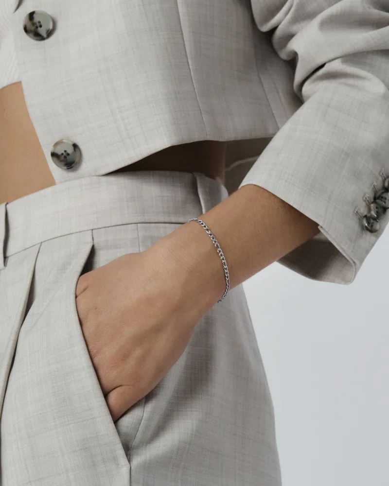 Mockberg Thin Figaro Silver>Armband Online