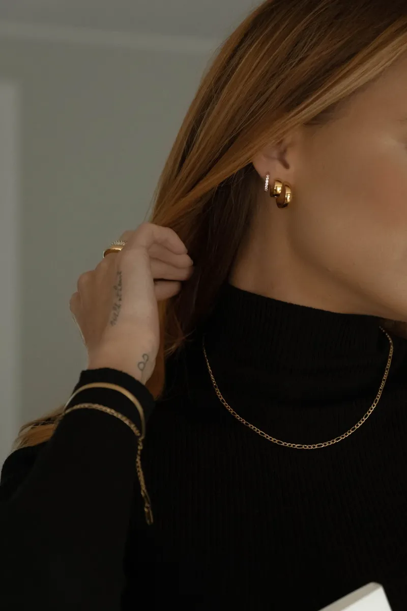 Mockberg Thin Figaro Guld>Halsband Best