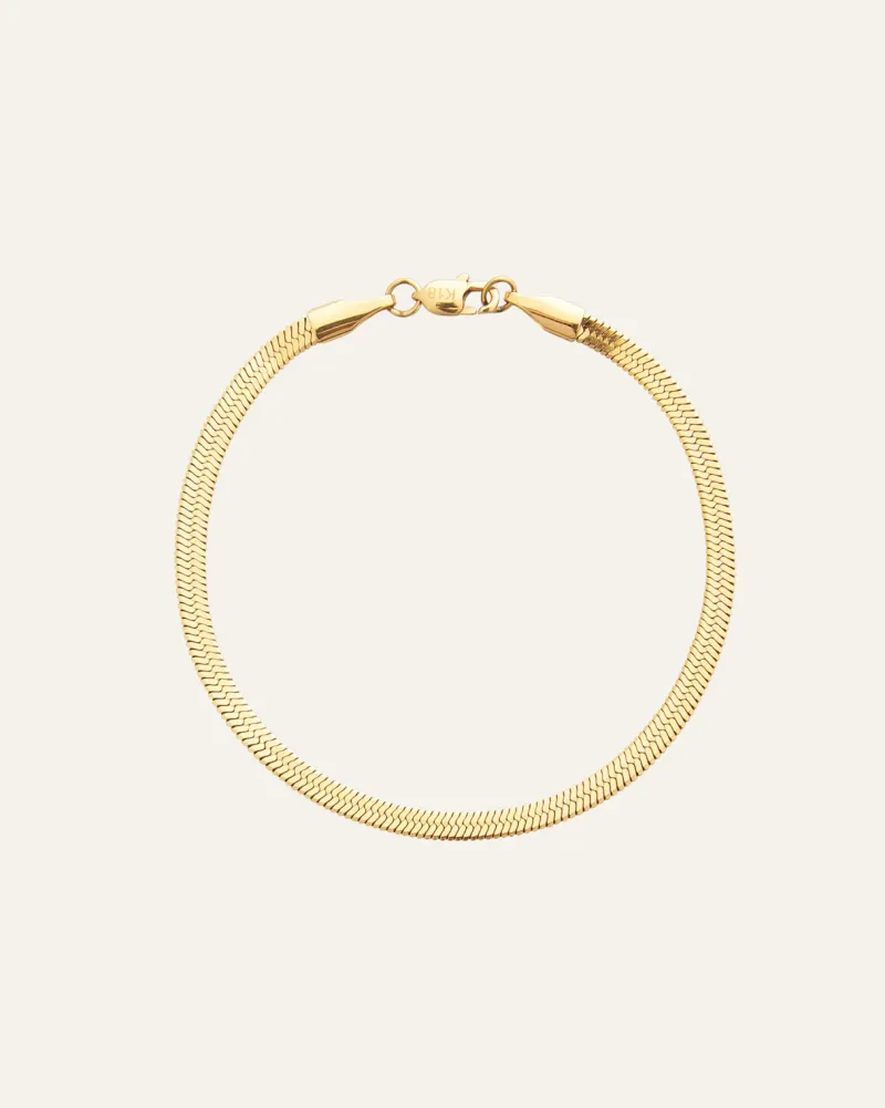 Mockberg Thin Snake Guld>Armband Hot