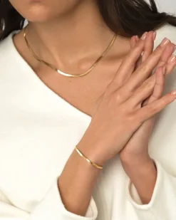 Mockberg Thin Snake Guld><noscript><img width=