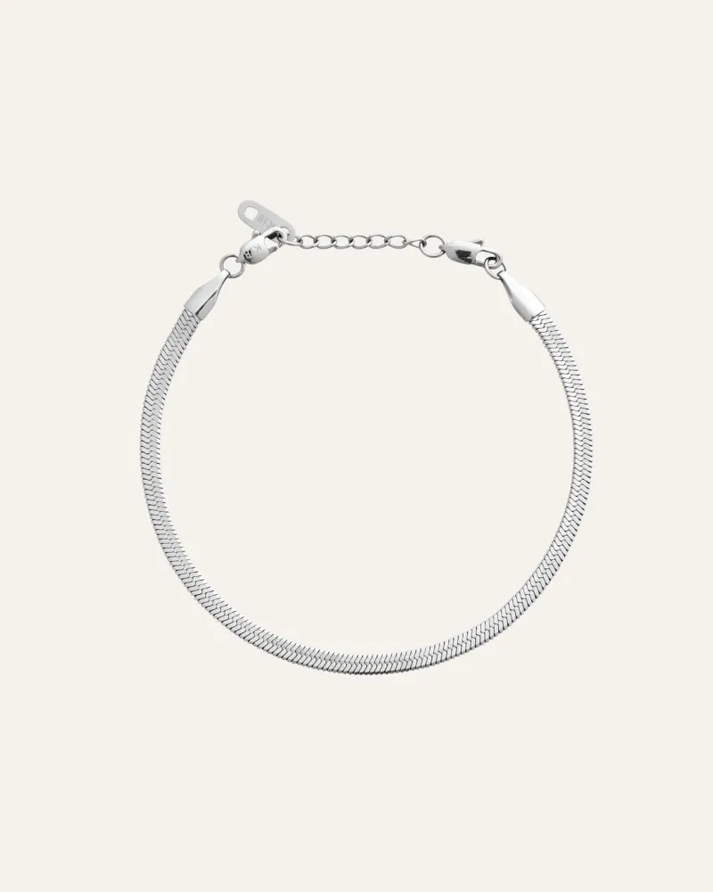 Mockberg Thin Snake Silver>Armband