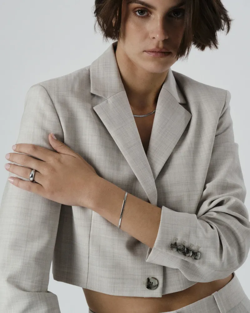 Mockberg Thin Snake Silver>Armband