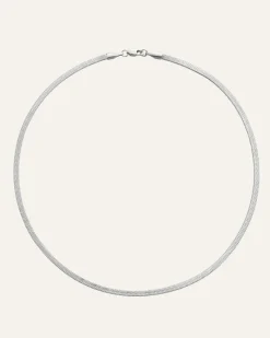 Mockberg Thin Snake Silver>Halsband Online