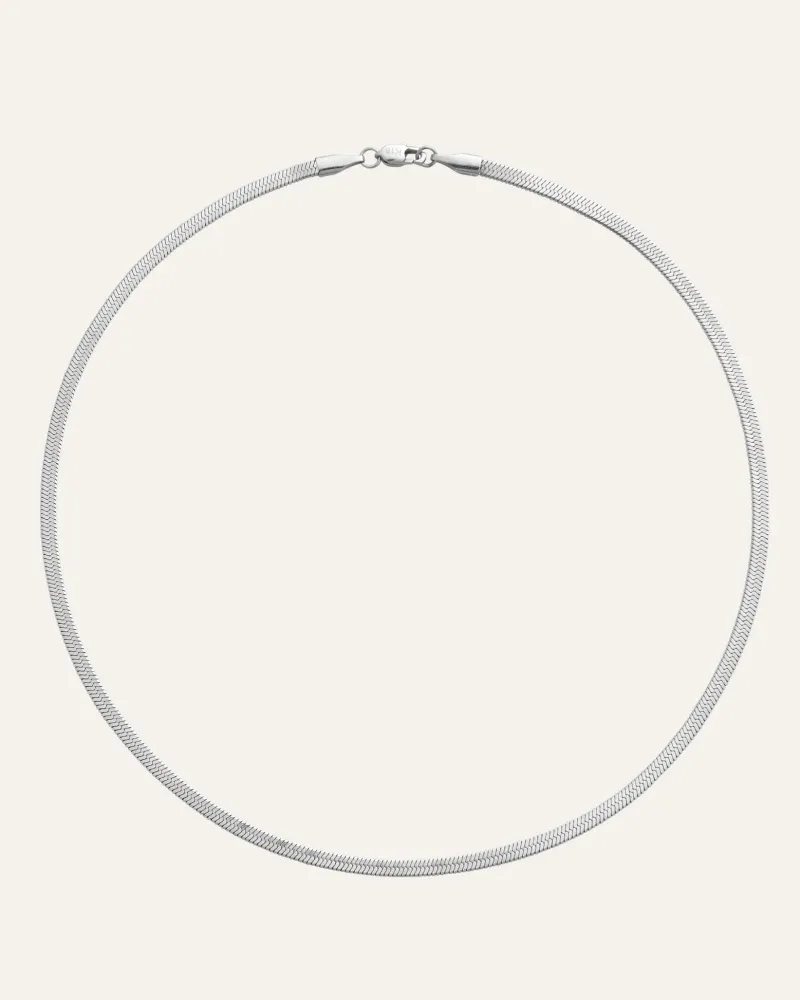 Mockberg Thin Snake Silver>Halsband Online