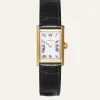 Mockberg Timeless Black Leather Gold Watch MB0245>Klockor Clearance
