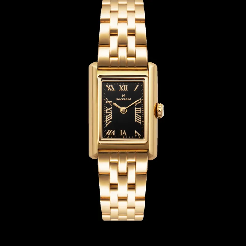 Mockberg Timeless Gold Noir MO243>Klockor Hot