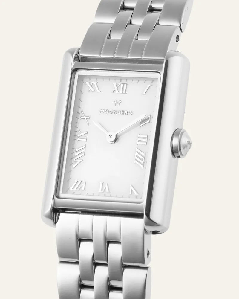 Mockberg Timeless Grand Silver MO312>Klockor Hot